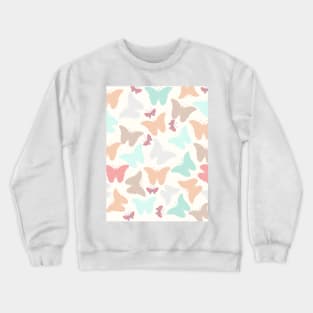 Pastel Butterflies Crewneck Sweatshirt